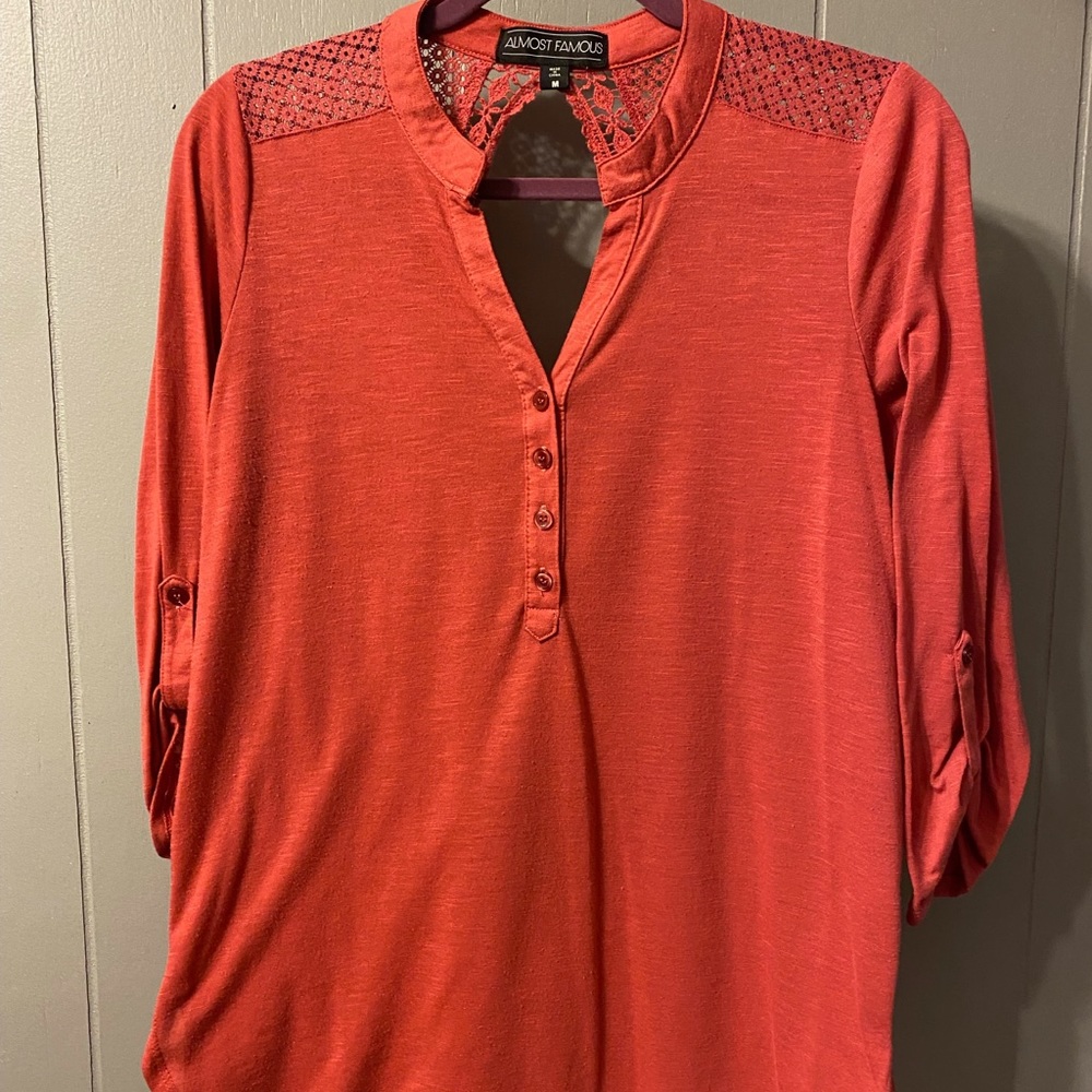 Leave button down